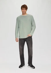 QS Strickpullover Grün/Hellgrün/Hellblau