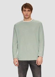QS Strickpullover Grün/Hellgrün/Hellblau