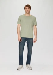 QS Stoffhose Jeans Rick Slim Fit Mid Rise Slim Leg 