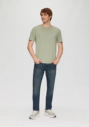 QS Stoffhose Jeans Rick Slim Fit Mid Rise Slim Leg 
