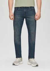 QS Stoffhose Jeans Rick Slim Fit Mid Rise Slim Leg 
