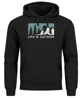 Neverless Hoodie Herren Print Outdoor Wandern Life is Outside Neverless Hoodie Herren Print Outdoor Wandern Life is Outside