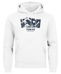 Hoodie Hoodie Herren Japan Tokyo Groe Welle Kanagawa Japanische Kunst
