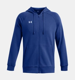 Kapuzensweatshirt UA RIVAL FLEECE FZ HOODIE TECH BLUE