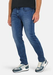 Pierre Cardin 5-Pocket Jeans Lyon Tapered Futureflex Blau/Lila/Hellblau