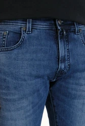 Pierre Cardin 5-Pocket Jeans Lyon Tapered Futureflex Blau/Lila/Hellblau