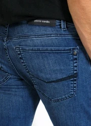 Pierre Cardin 5-Pocket Jeans Lyon Tapered Futureflex Blau/Lila/Hellblau