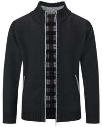 Cardigan Gefttert Cardigan Grobstrick Pullover Warm bergangsjacke fr Winter