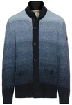 camel active Sweatshirt Strickjacke Dunkelblau/Grau/Blau/Hellblau