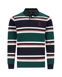 Sweatshirt gestreiftes Rugbyshirt