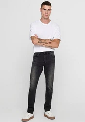 ONLY & SONS Slim-fit-Jeans Loom black