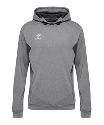 hummel Hoodie Hmlauthentic Pl Hoodie Grau/Dunkelgrau/Hellgrau