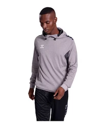 hummel Hoodie Hmlauthentic Pl Hoodie Grau/Dunkelgrau/Hellgrau