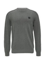 s.Oliver Strickpullover mit Logo Stickerei 