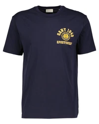 Gant T-Shirt CREST GRAPHIC Regular Fit Dunkelblau/Blau