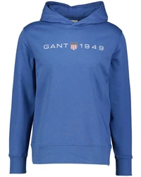 Gant Sweatshirt Hoodie PRINTED GRAPHIC HOODIE Hellblau/Dunkelblau/Gelb/Grau/Blau