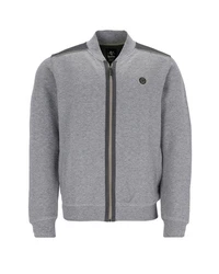 Hajo Sweatjacke mit Eingriffstaschen Grau/Hellgrau/Dunkelgrau