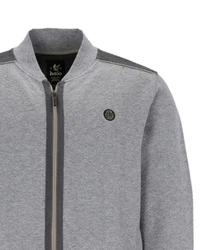 Hajo Sweatjacke mit Eingriffstaschen Grau/Hellgrau/Dunkelgrau