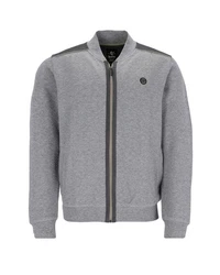 Hajo Sweatjacke mit Eingriffstaschen Grau/Hellgrau/Dunkelgrau