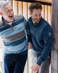 Hajo Sweatshirt mit Troyerkragen Stay Fresh 