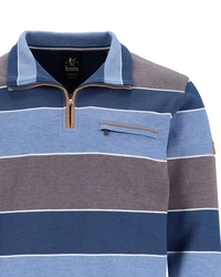 Hajo Sweatshirt mit Troyerkragen Stay Fresh 