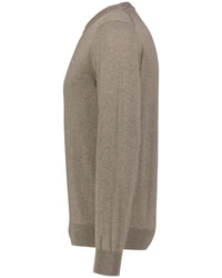 Gant Herren Strickpullover dunkel haselnuss melange