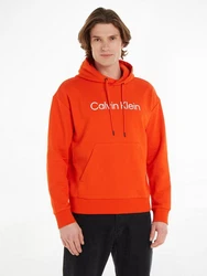 Calvin Klein Kapuzensweatshirt HERO LOGO COMFORT HOODIE Orange/Rot