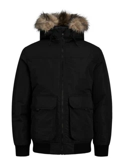 Jack & Jones Bomberjacke JJCONSTRUCT FAUX FUR BOMBER