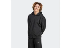 Adidas Sportswear Kapuzensweatshirt SZN FL FZ Schwarz/Hellblau/Dunkelgrau
