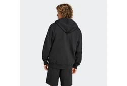 Adidas Sportswear Kapuzensweatshirt SZN FL FZ Schwarz/Hellblau/Dunkelgrau