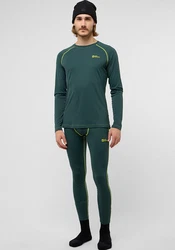 Jack Wolfskin Langarmshirt INFINITE LIGHT LS M Grün/Dunkelgrün
