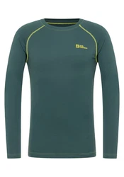 Jack Wolfskin Langarmshirt INFINITE LIGHT LS M Grün/Dunkelgrün