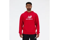New Balance Kapuzensweatshirt Sport Essentials French Terry Logo Hoodie (NWG) rot