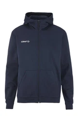Craft Sweatshirt Community 2.0 Logo FZ Hoodie Dunkelblau/Grau/Hellblau