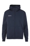 Craft Sweatshirt Community 2.0 Logo FZ Hoodie Dunkelblau/Grau/Hellblau