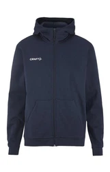 Craft Sweatshirt Community 2.0 Logo FZ Hoodie Dunkelblau/Grau/Hellblau