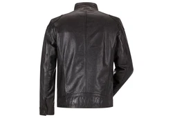 Milestone Lederjacke MS-Pepino Dunkelbraun/Braun/Grau/Dunkelgrün/Schwarz/Dunkelgrau