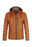 Milestone Steppjacke MSTamino Orange/Braun/Rot/Beige