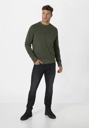 Paddock's Rundhalspullover Dunkelblau/Blau