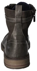 MUSTANG Schnürboots Herbstschuh mit praktischer Anziehlasche graphit