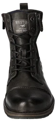 MUSTANG Schnürboots Herbstschuh mit praktischer Anziehlasche graphit