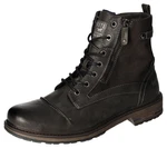 MUSTANG Schnürboots Herbstschuh mit praktischer Anziehlasche graphit