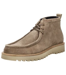 Stiefelette Veloursleder Schnrstiefelette