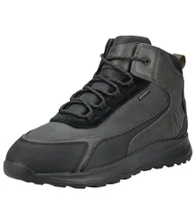 Geox Stiefelette Schnürstiefelette Schwarz/Dunkelgrau/Grau/Hellgrau