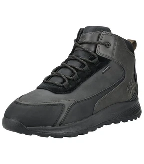 Geox Stiefelette Schnürstiefelette Schwarz/Dunkelgrau/Grau/Hellgrau