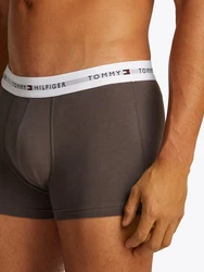 Tommy Hilfiger Underwear Trunk 3P TRUNK mit Logoschriftzug Blau/Mischfarben/Türkis/Grau