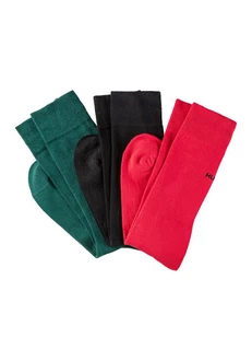 HUGO Businesssocken 3P RS UNI COLORS CC mit Hugo Boss Logo-Schriftzug HUGO Businesssocken 3P RS UNI COLORS CC mit Hugo Boss Logo-Schriftzug