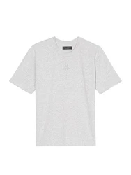 Marc O'Polo Sleepshirt Heavy Jersey  Grau/Hellgrau