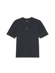 Marc O'Polo Sleepshirt Heavy Jersey  Dunkelgrau/Dunkelblau/Grau/Schwarz