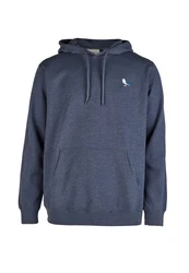 Cleptomanicx Kapuzensweatshirt Hooded Embro Gull 2 blau/meliert
